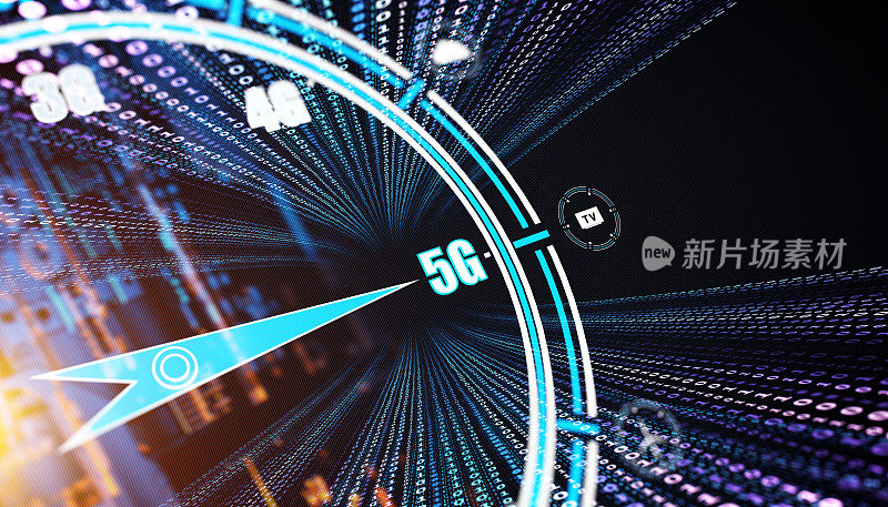 5G wifi技术数字概念